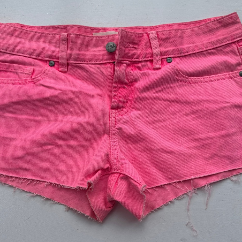 Pink Denim Women's Shorts
